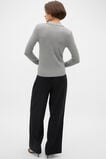 Jacquard Knit Polo  Feather Grey Marle  hi-res