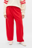 Side Stripe Barrel Leg Pant  Chilli Red  hi-res