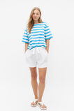 Core Linen Tie Waist Short  Whisper White  hi-res