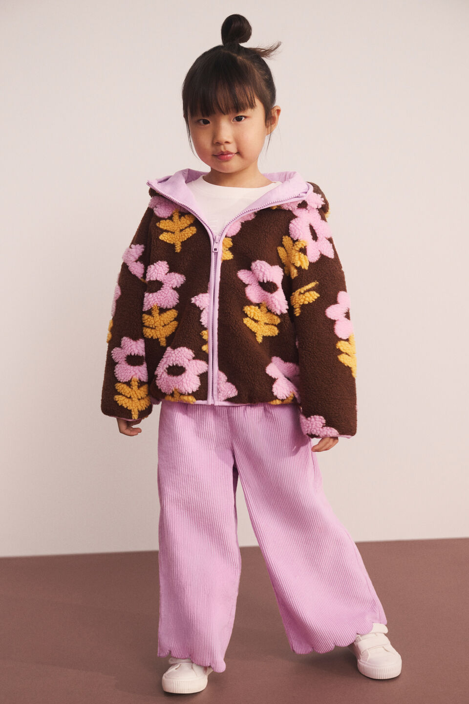 Scallop Cord Pant  Orchid
