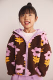 Floral Teddy Jacket  Cacao  hi-res