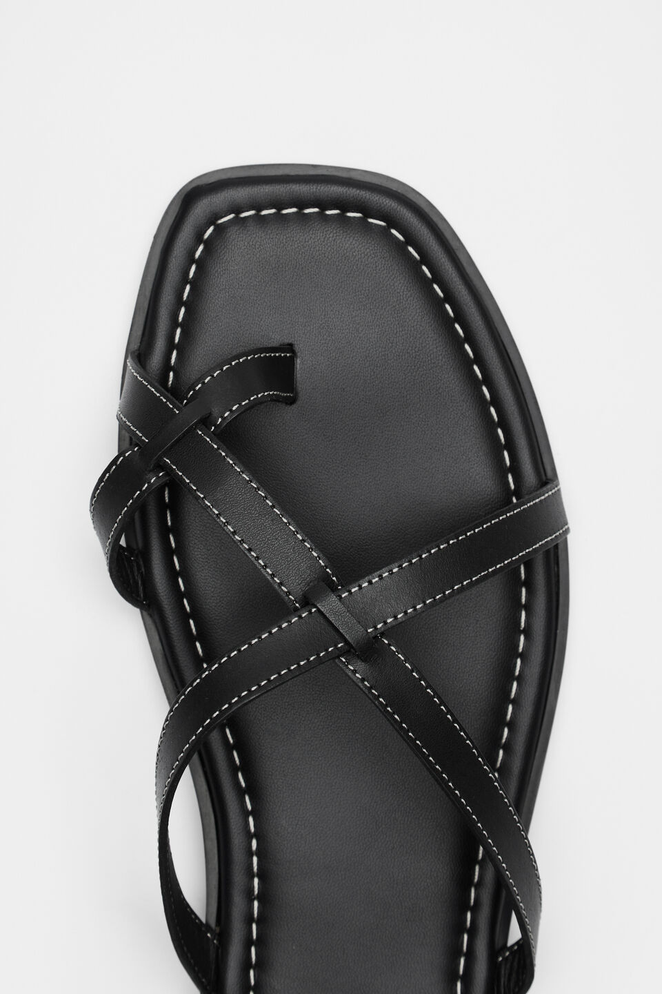 Clara Flat Slide  Black