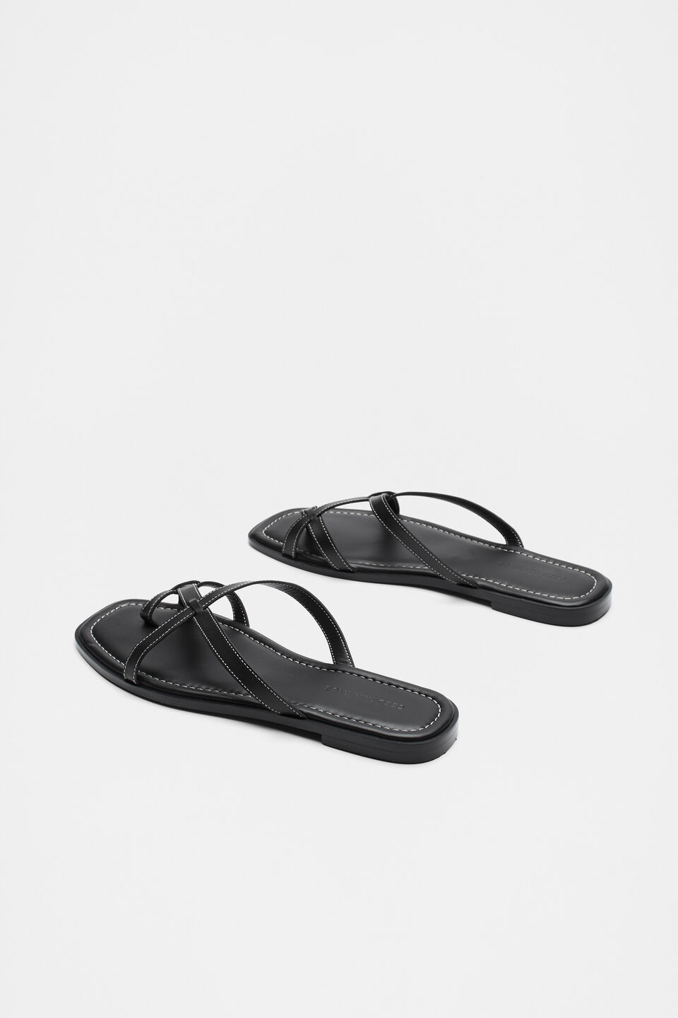Clara Flat Slide  Black