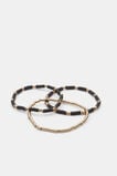 Stretch Bead Bracelet  Coffee Bean  hi-res
