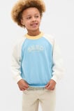 Raglan Logo Sweat  Nebula Blue  hi-res