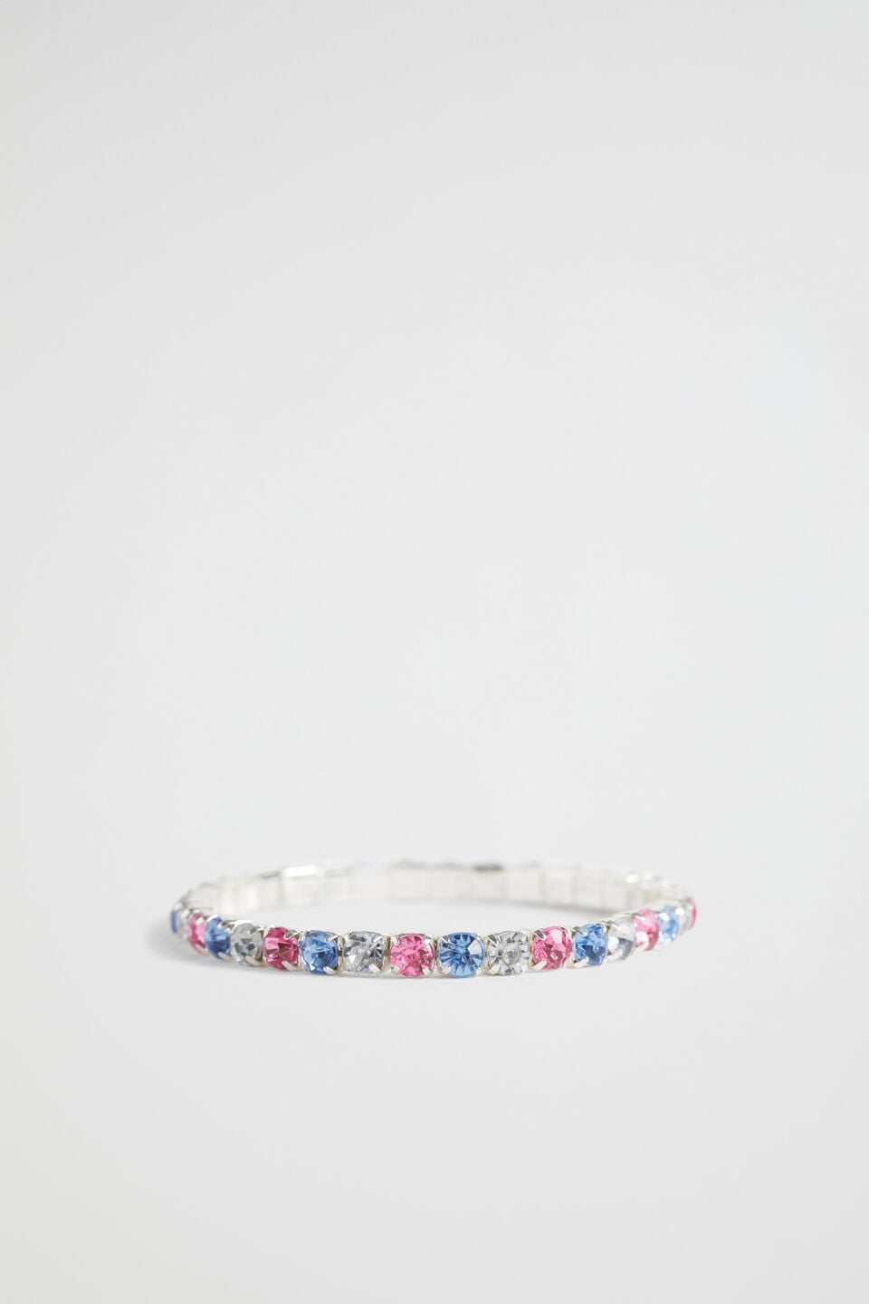 Stretch Tennis Bracelet  Multi