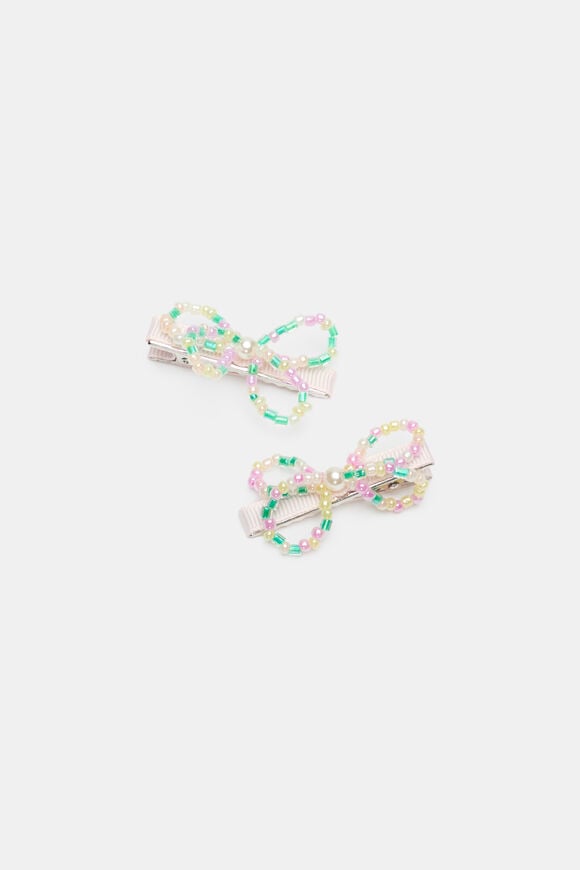 Bead Bow Duck Clip  Multi  hi-res