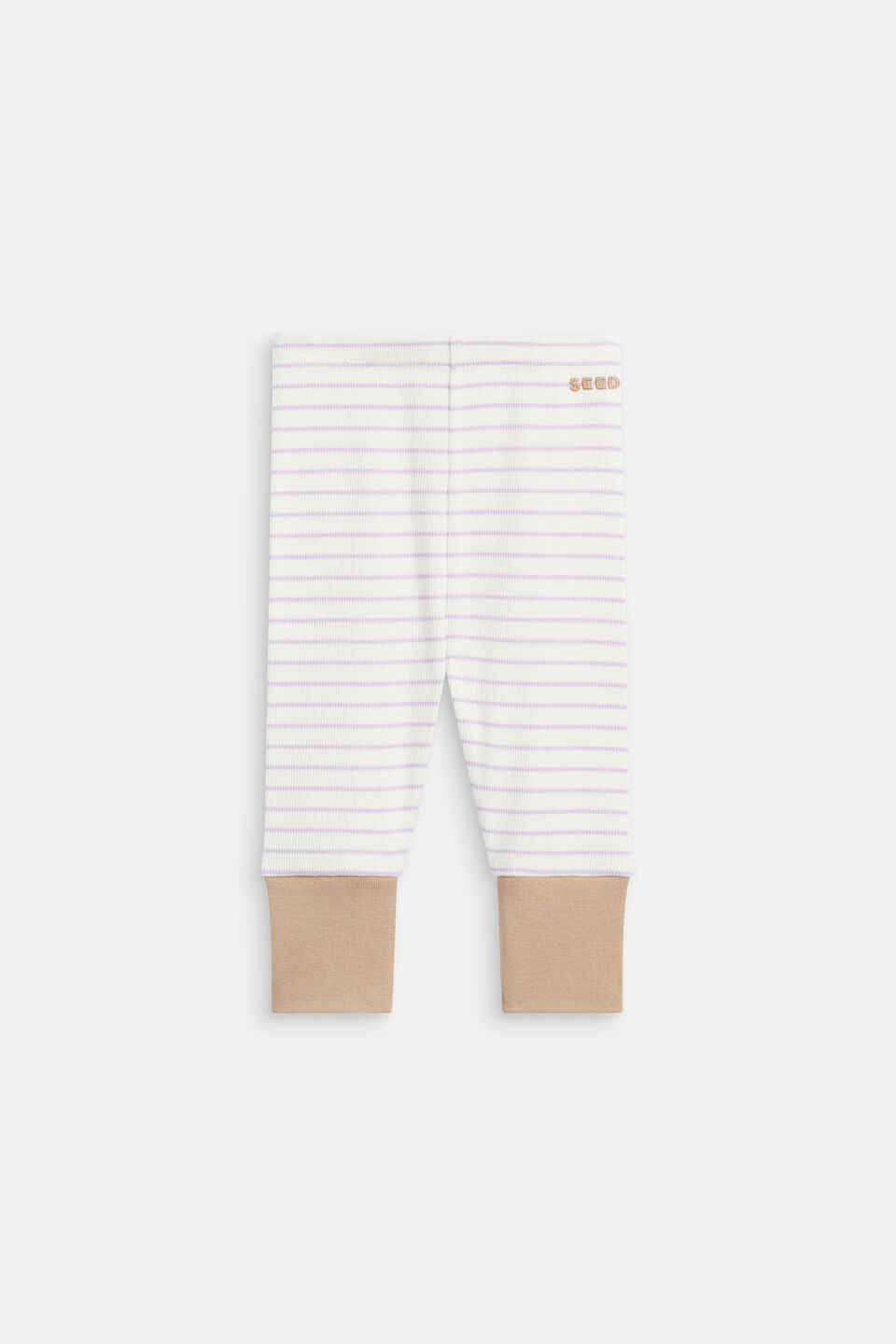 Stripe Rib Legging  Lavender