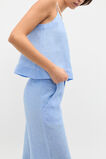 Linen Scoop Cami  Cornflower Blue Crossdye  hi-res