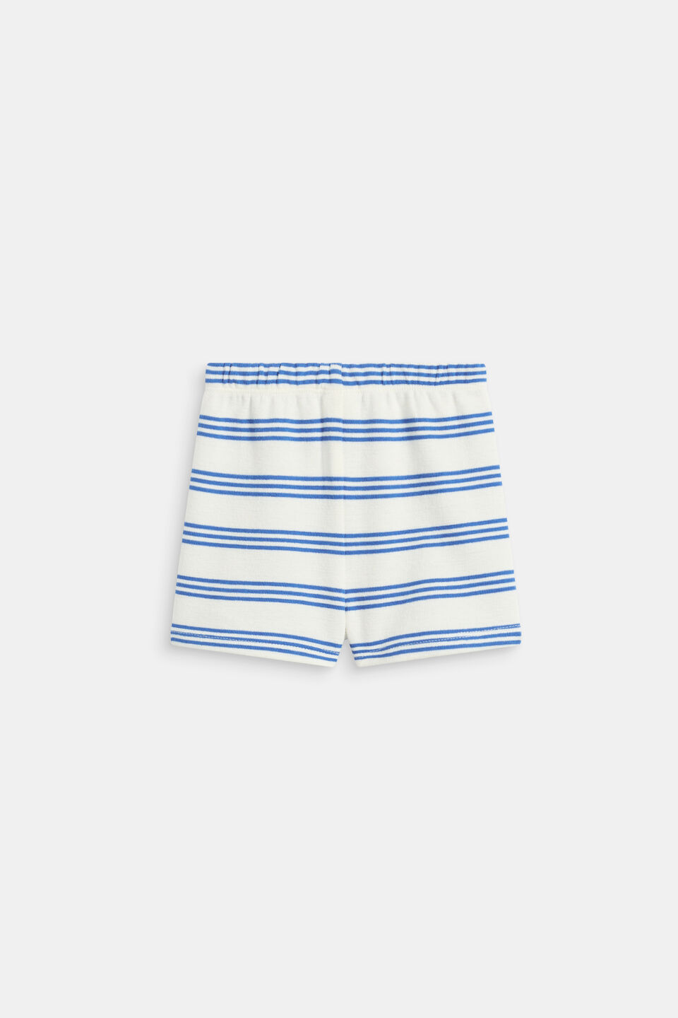 Textured Stripe Short  Electric Blue Stripe
