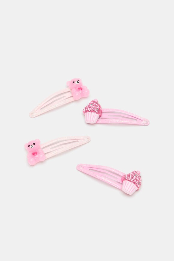 Bear and Cupcake Snap Pack  Candy Pink  hi-res