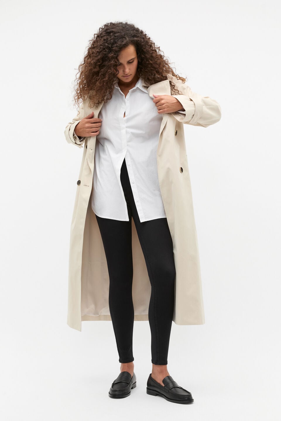 Core High Waist Skinny Jean  Black
