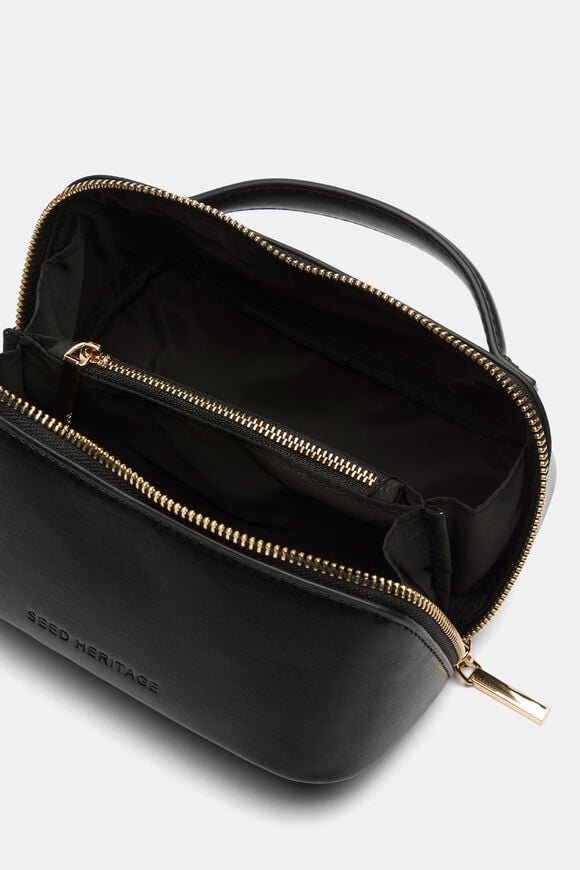 Zip Around Cosmetic Case Small  Black  hi-res