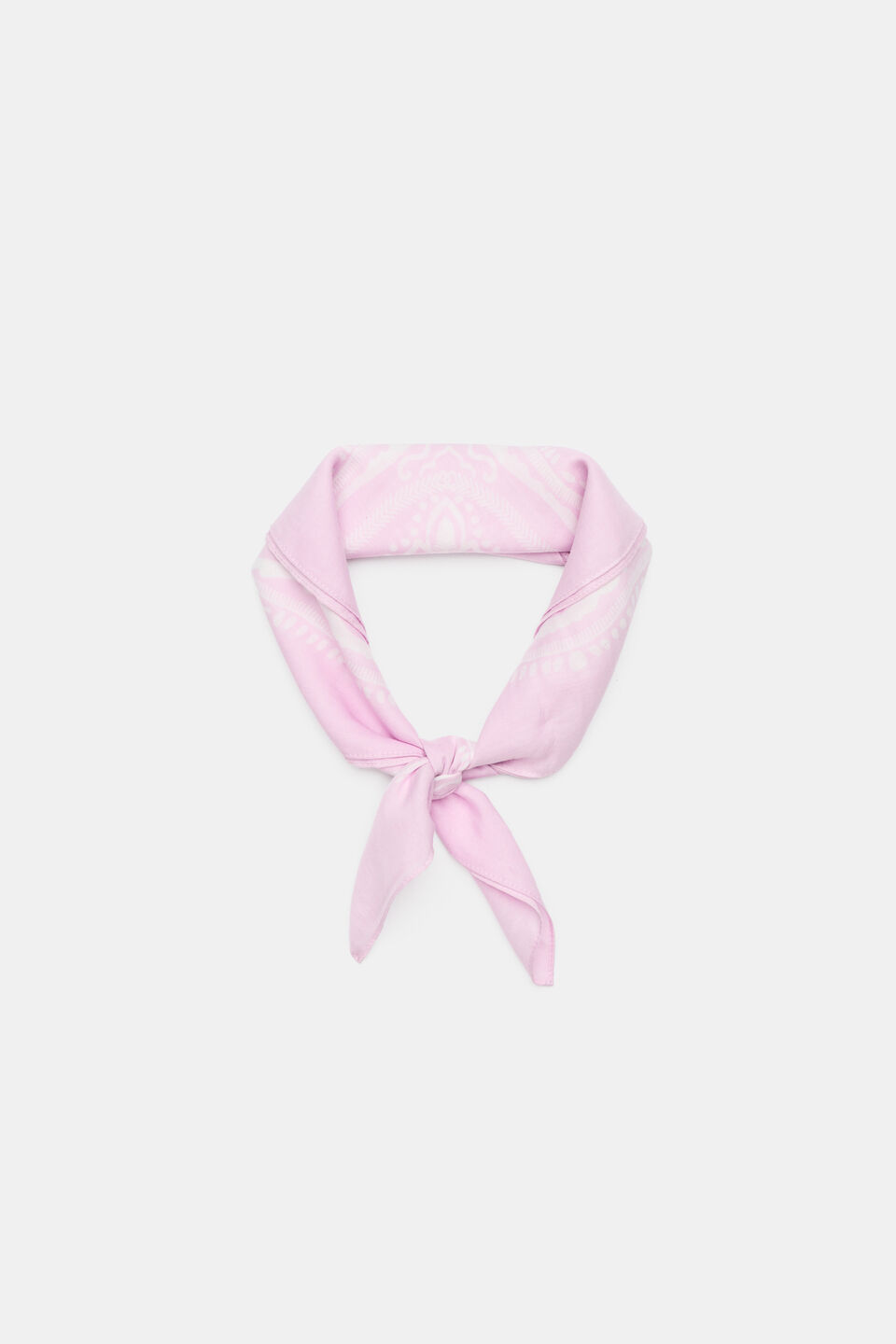 Printed Headscarf  Petal Pink
