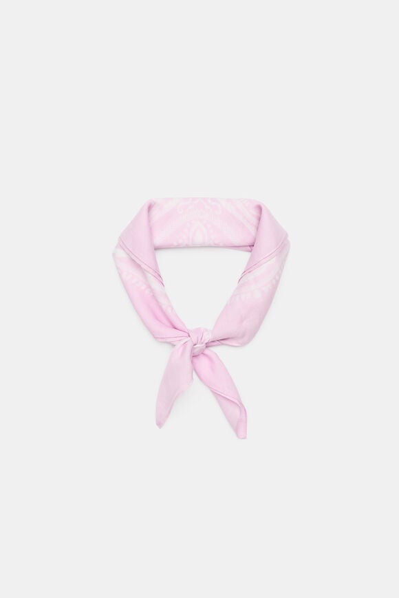 Printed Headscarf  Petal Pink  hi-res
