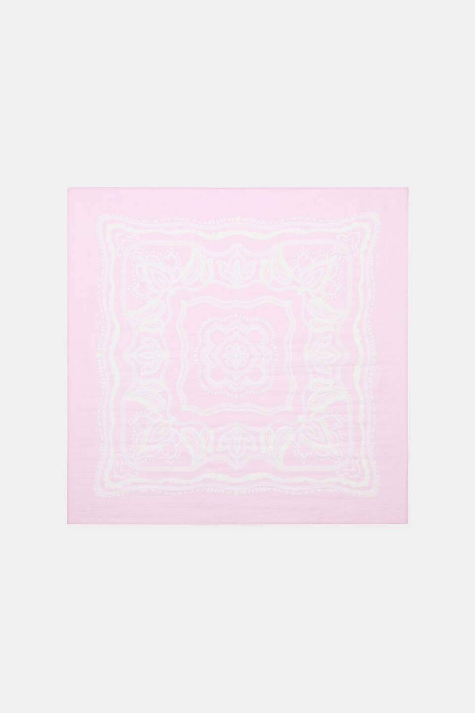 Printed Headscarf  Petal Pink