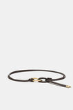 Stella Ring Detail Tubular Belt  Dark Espresso  hi-res