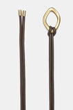 Stella Ring Detail Tubular Belt  Dark Espresso  hi-res