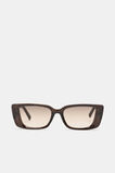 Poppy Rectangle Sunglasses  Dark Espresso  hi-res
