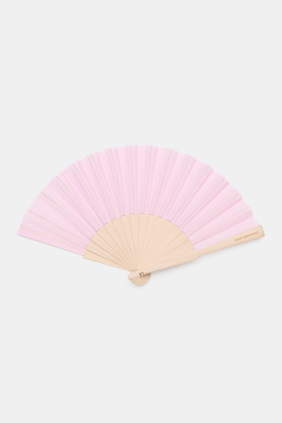 Seed Hand Fan  Petal Pink