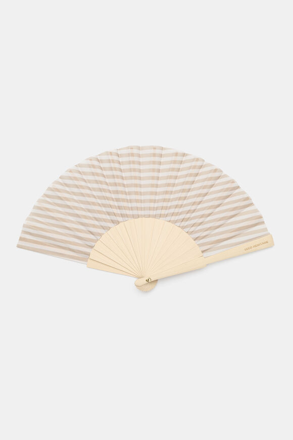 Seed Hand Fan  Stripe  hi-res