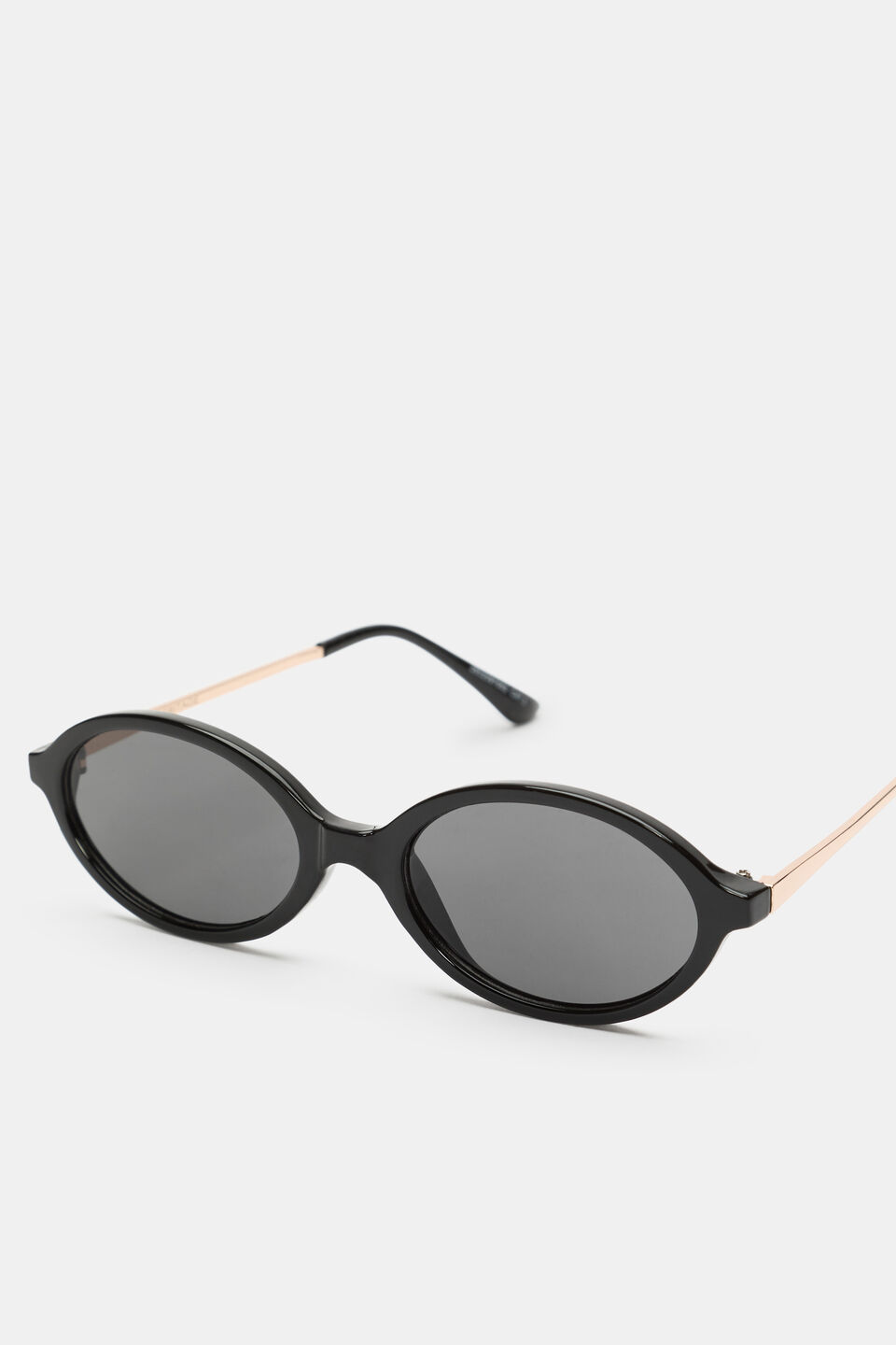 Sabrina Oval Sunglasses  Black