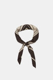Large Scale Printed Headscarf  Dark Espresso Multi  hi-res
