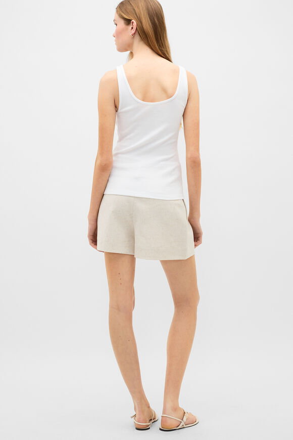 Slub Easy Tank  Whisper White  hi-res