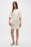 Jersey Tie Back Mini Dress  Coconut Cream  hi-res