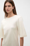Jersey Tie Back Mini Dress  Coconut Cream  hi-res