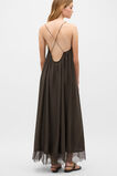 Crinkle Lace Full Maxi Dress  Dark Espresso  hi-res