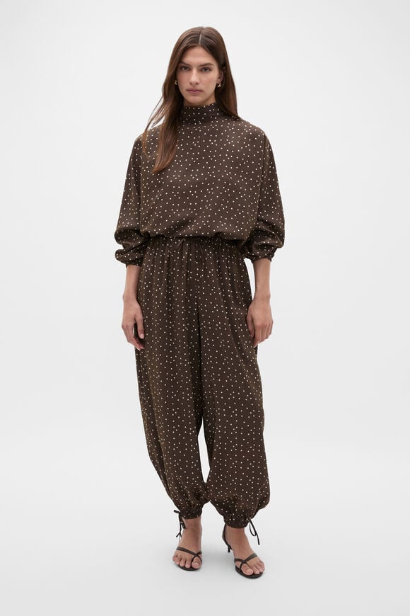 Spot Print Pant  Dark Espresso Spot  hi-res