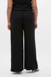 Satin Back Wide Leg Pant  Black  hi-res