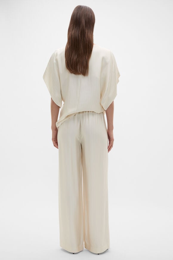 Self Stripe Pant  Coconut Cream  hi-res