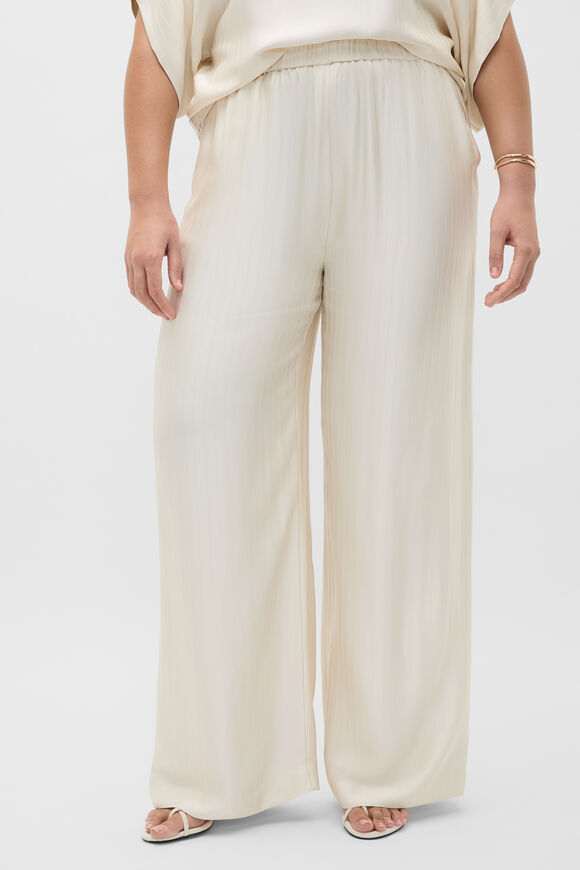 Self Stripe Pant  Coconut Cream  hi-res
