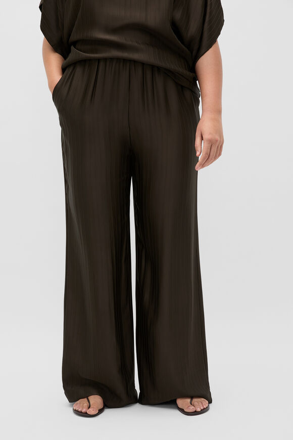 Self Stripe Pant  Dark Espresso  hi-res