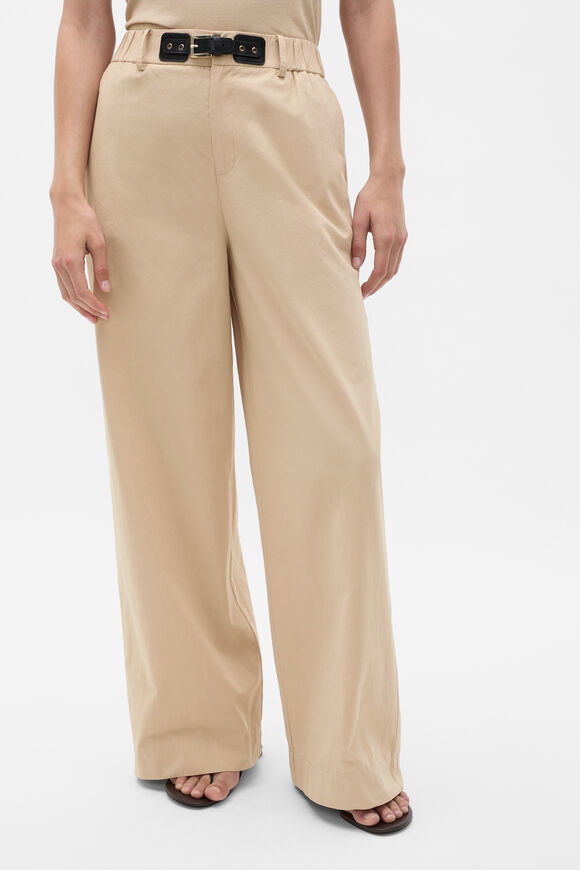 Contrast Belt Pant  Warm Sand  hi-res