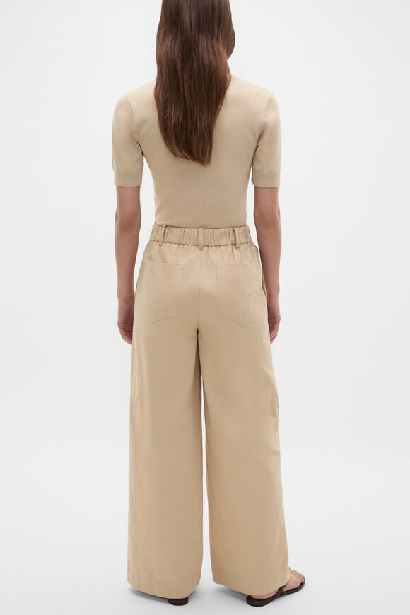 Contrast Belt Pant  Warm Sand  hi-res