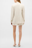 Tailored Nep Blazer  Coconut Cream  hi-res