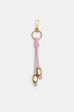 Bead Knot Keyring  Petal Pink  hi-res