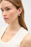 Layered Curved Earring  Gold  hi-res