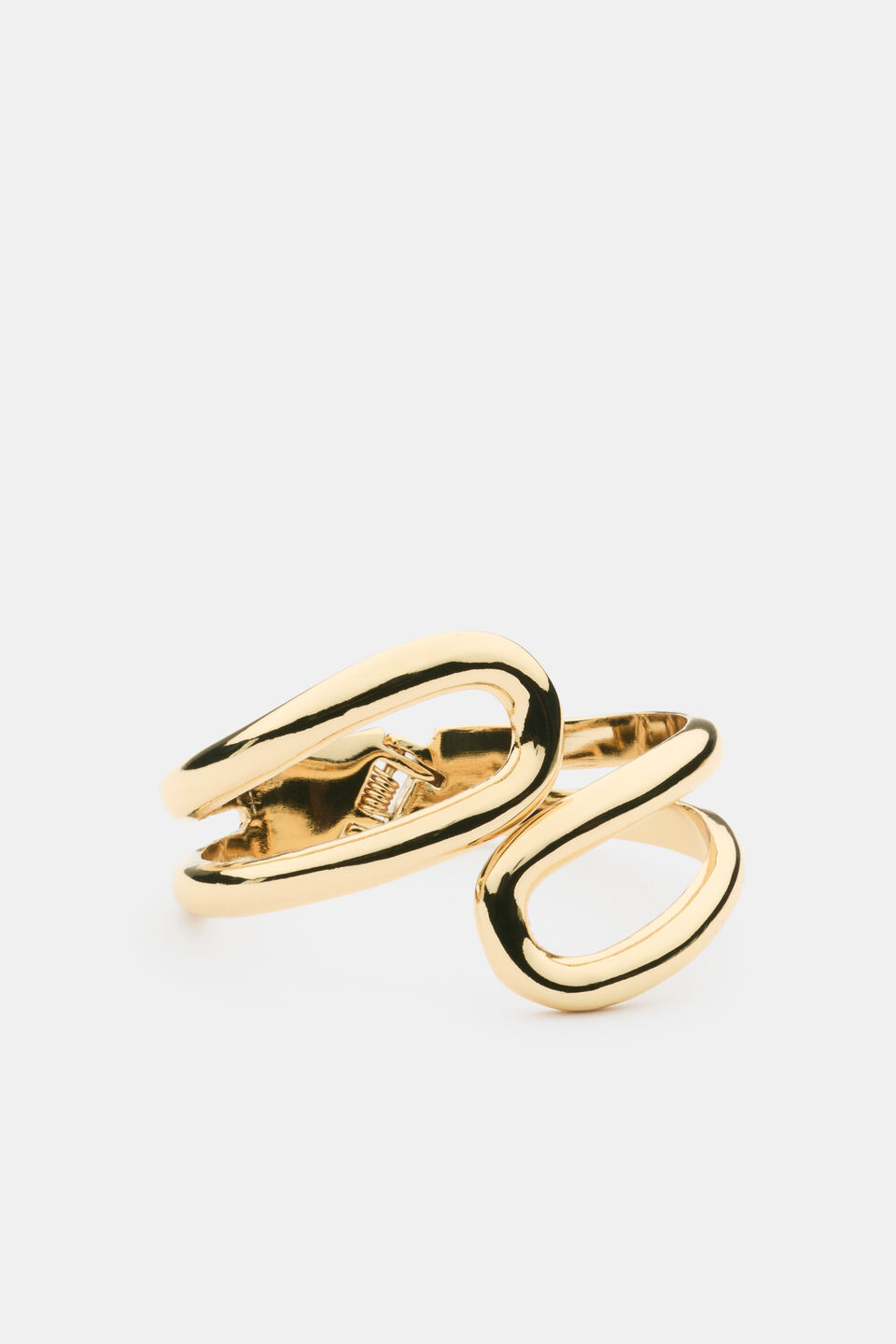 Cut Out Crossover Cuff  Gold