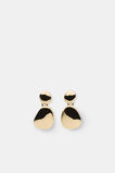 Duo Pebble Earring  Gold  hi-res