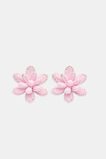 Floral Statement Earring  Petal Pink  hi-res