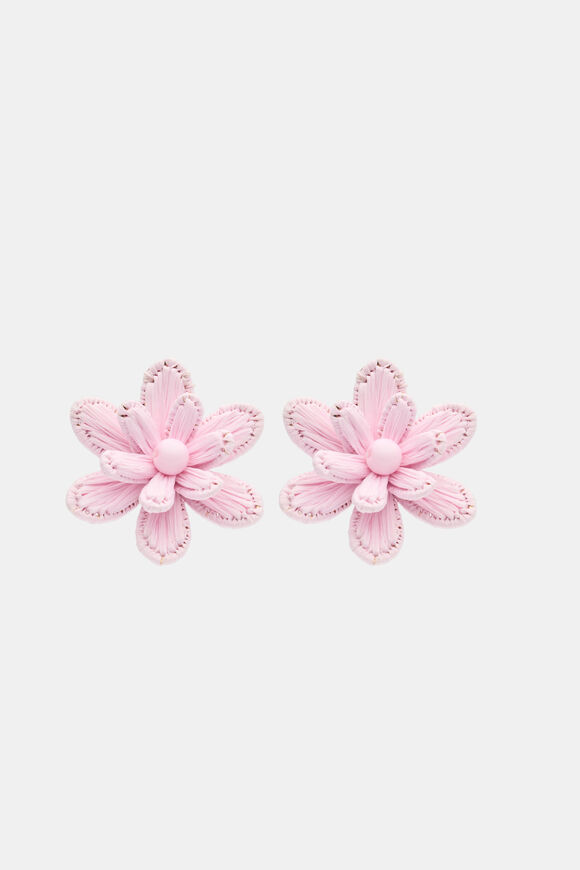 Floral Statement Earring  Petal Pink  hi-res