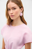 Floral Statement Earring  Petal Pink  hi-res