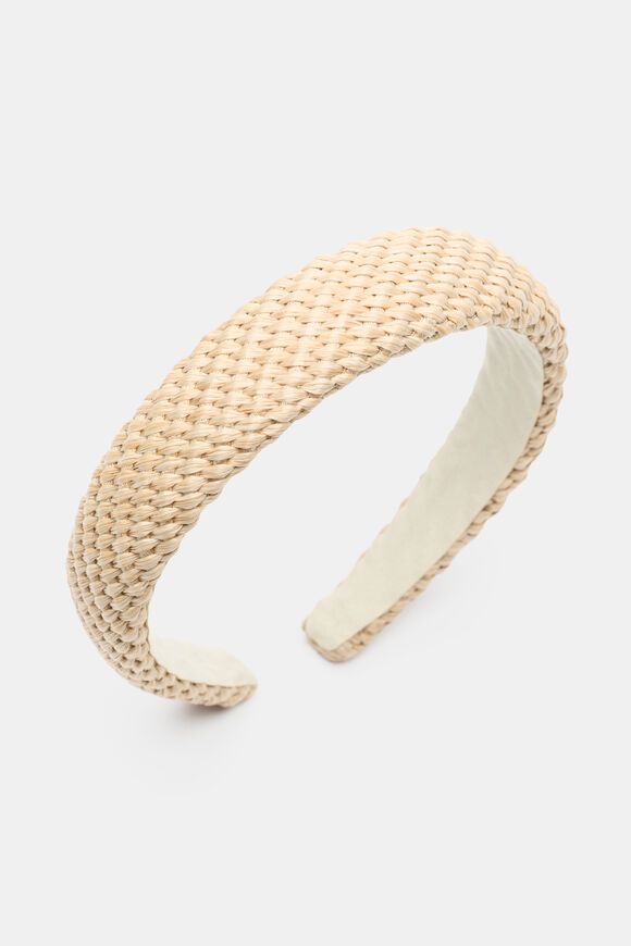 Woven Alice Headband  Warm Sand  hi-res