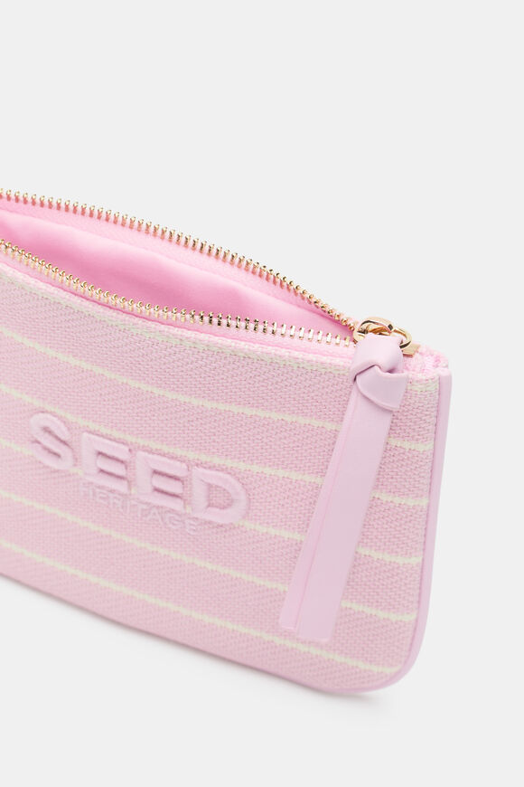Seed Mini Pouch  Petal Pink Stripe  hi-res