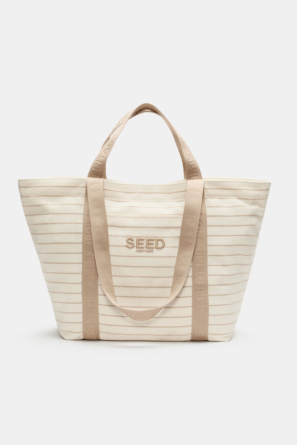Seed Overnight Bag  Warm Sand Stripe  hi-res