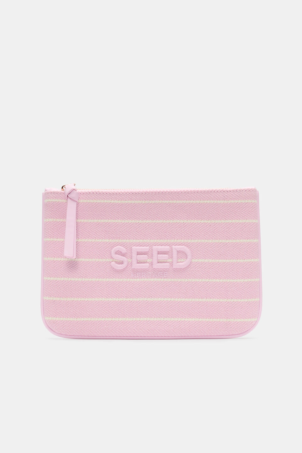 Seed Pouch  Petal Pink Stripe